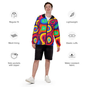 Colorful print - Windbreaker