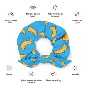 Gaan met die banaan - Recycled Scrunchie
